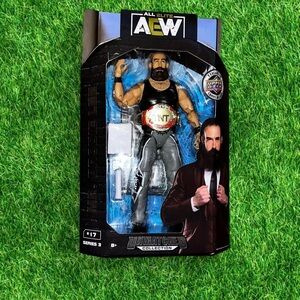 AEW Unmatched Collection Brodie Lee Action Figure with Championship Belt Series